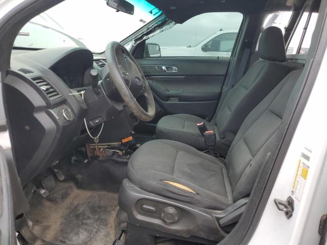 1FM5K8AT8HGA63739 - 2017 FORD EXPLORER POLICE INTERCEPTOR თეთრი ფოტო 7