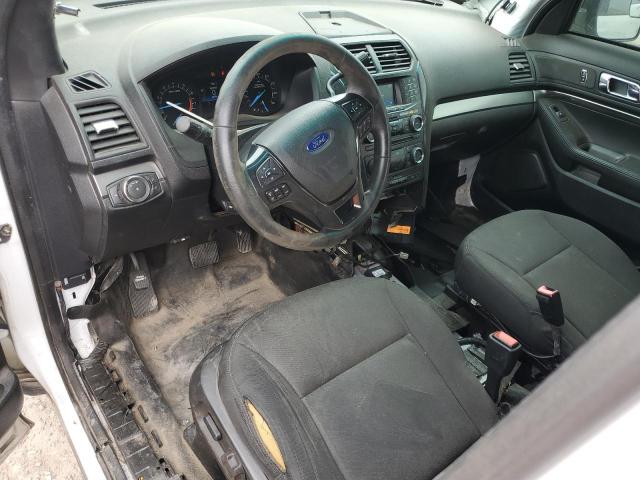 1FM5K8AT8HGA63739 - 2017 FORD EXPLORER POLICE INTERCEPTOR თეთრი ფოტო 8