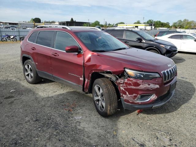 1C4PJMDN2KD179095 - 2019 JEEP CHEROKEE LIMITED BURGUNDY photo 4