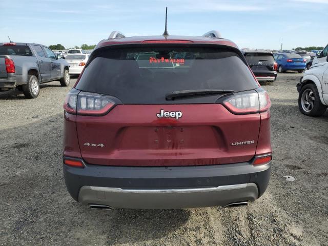 1C4PJMDN2KD179095 - 2019 JEEP CHEROKEE LIMITED BURGUNDY photo 6