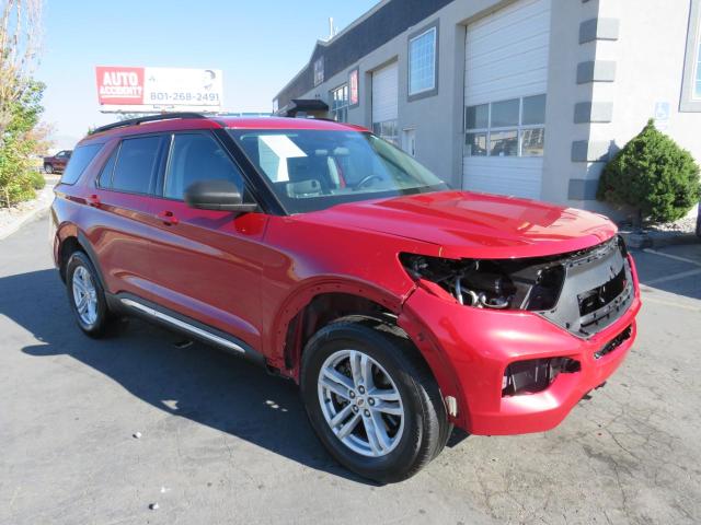 1FMSK8DH3LGC90825 - 2020 FORD EXPLORER XLT წითელი ფოტო 1