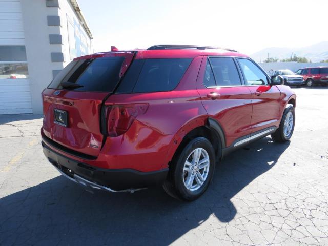 1FMSK8DH3LGC90825 - 2020 FORD EXPLORER XLT წითელი ფოტო 3