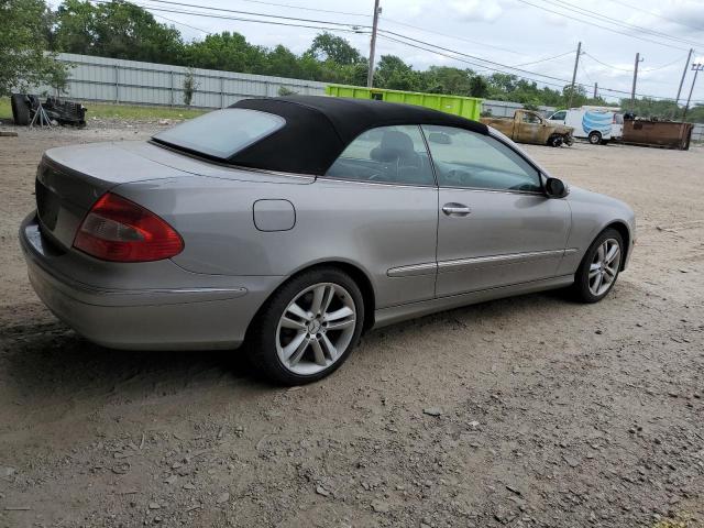 WDBTK56J86F166128 - 2006 MERCEDES-BENZ CLK 350 SILVER photo 3