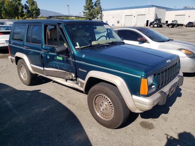 1J4FJ78S9SL600744 - 1995 JEEP CHEROKEE COUNTRY GREEN photo 4