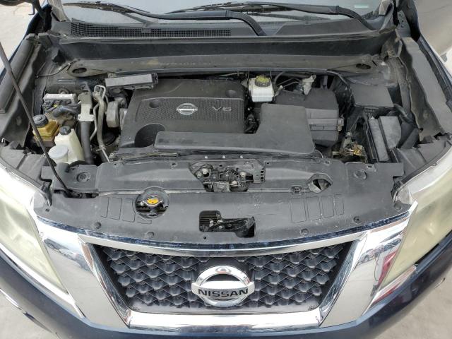 5N1AR2MN8EC725634 - 2014 NISSAN PATHFINDER S BLUE photo 12