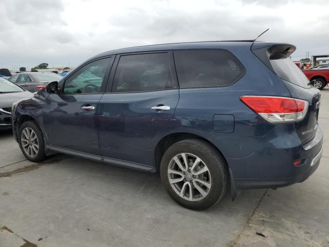 5N1AR2MN8EC725634 - 2014 NISSAN PATHFINDER S BLUE photo 2