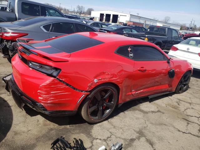 1G1FH1R7XJ0153388 - 2018 CHEVROLET CAMARO SS RED photo 3
