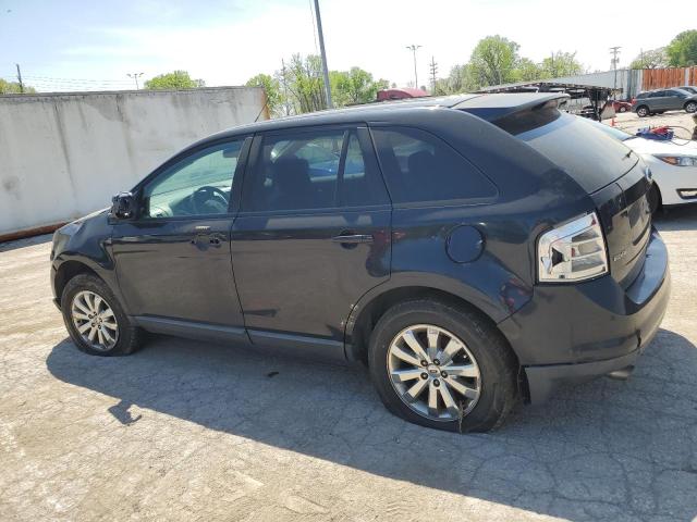 2FMDK38C88BA28307 - 2008 FORD EDGE SEL BLACK photo 2