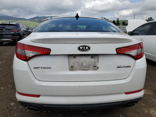 5XXGR4A64CG076614 - 2012 KIA OPTIMA SX WHITE photo 6