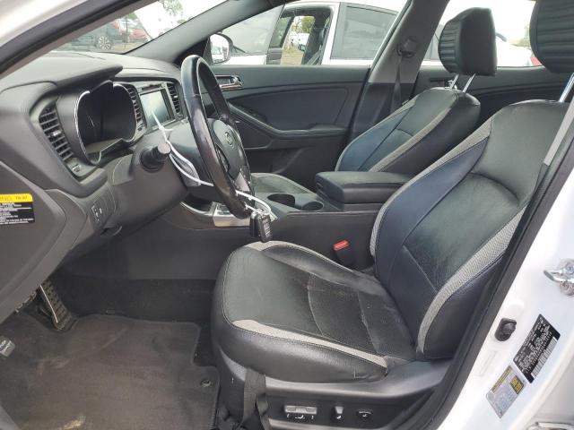 5XXGR4A64CG076614 - 2012 KIA OPTIMA SX WHITE photo 7