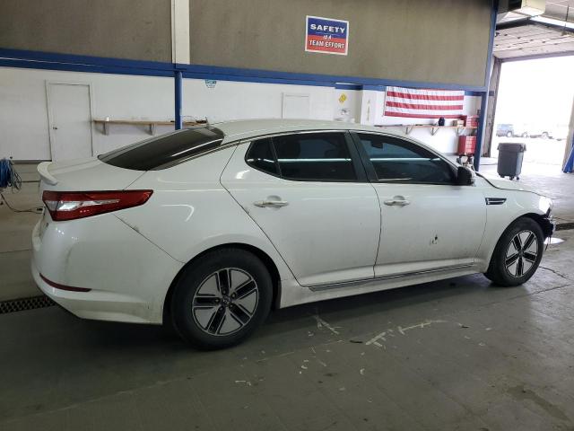 KNAGM4ADXC5013418 - 2012 KIA OPTIMA HYBRID WHITE photo 3