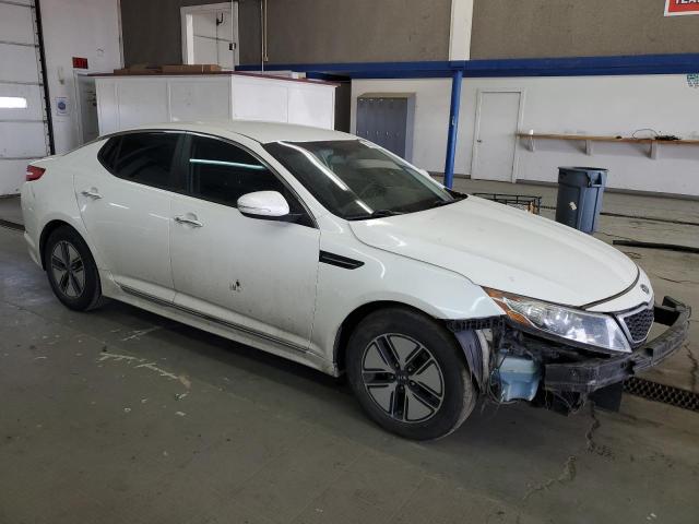 KNAGM4ADXC5013418 - 2012 KIA OPTIMA HYBRID WHITE photo 4