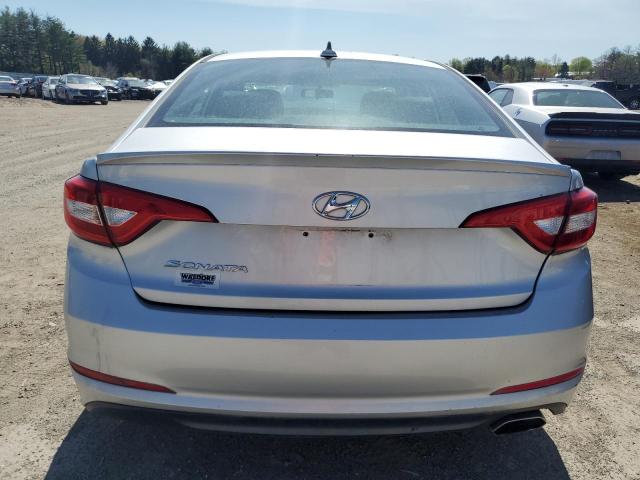 5NPE24AF0HH545804 - 2017 HYUNDAI SONATA SE SILVER photo 6