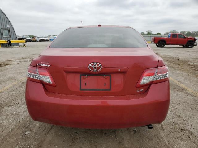 4T4BF3EK0BR208055 - 2011 TOYOTA CAMRY BASE RED photo 6