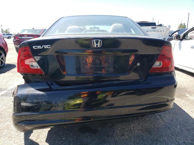 1HGEM22543L085962 - 2003 HONDA CIVIC LX BLACK photo 6