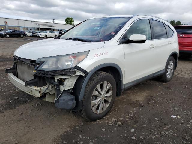 5J6RM4H71CL036801 - 2012 HONDA CR-V EXL WHITE photo 1