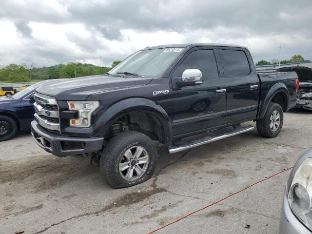 1FTEW1EF8FFB63623 - 2015 FORD F150 SUPERCREW BLUE photo 1