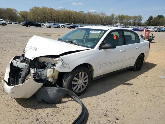 1G1ZS51856F252862 - 2006 CHEVROLET MALIBU 4D LS WHITE photo 1