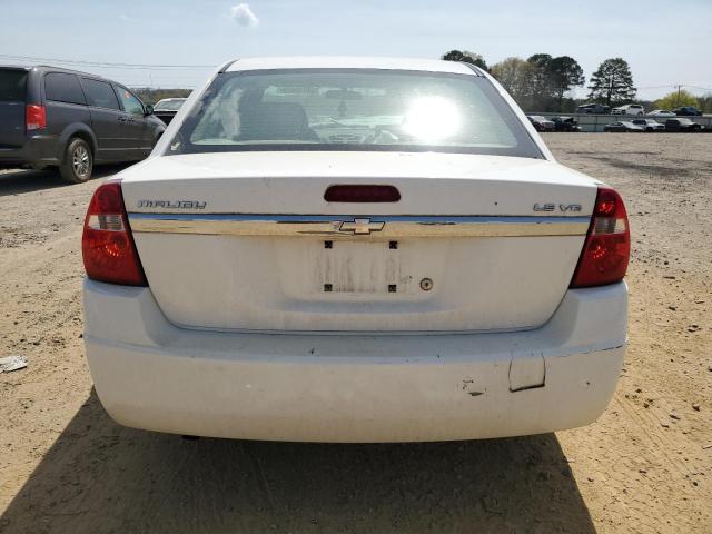 1G1ZS51856F252862 - 2006 CHEVROLET MALIBU 4D LS WHITE photo 6