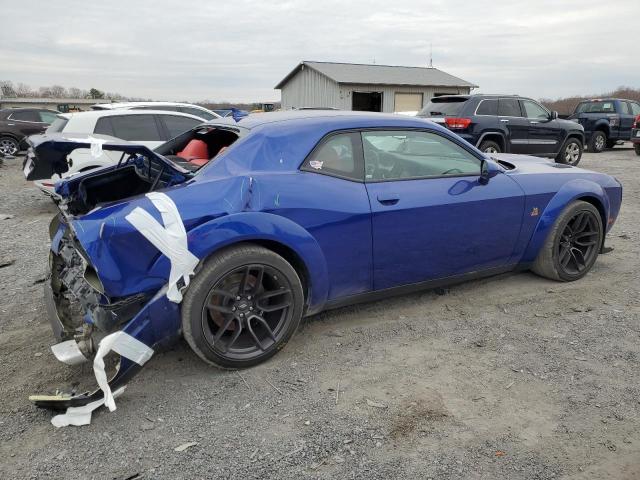 2C3CDZFJ2NH140452 - 2022 DODGE CHALLENGER R/T SCAT PACK BLUE photo 3
