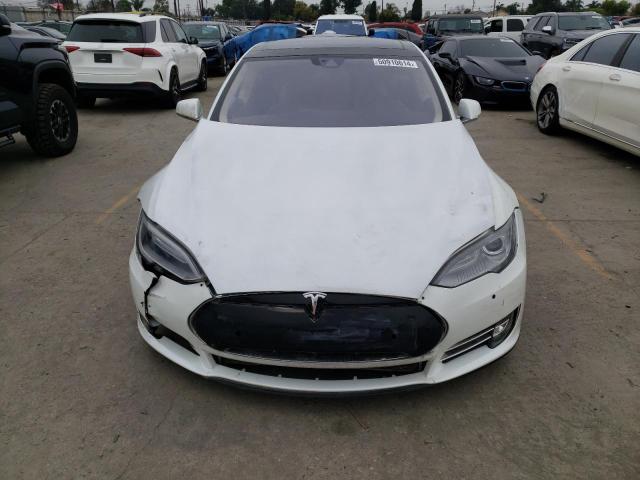 5YJSA1E24FF105205 - 2015 TESLA MODEL S 白色 照片 5
