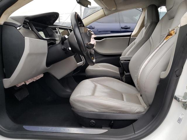 5YJSA1E24FF105205 - 2015 TESLA MODEL S 白色 照片 7