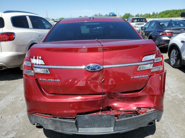 1FAHP2F82DG201456 - 2013 FORD TAURUS LIMITED RED photo 6