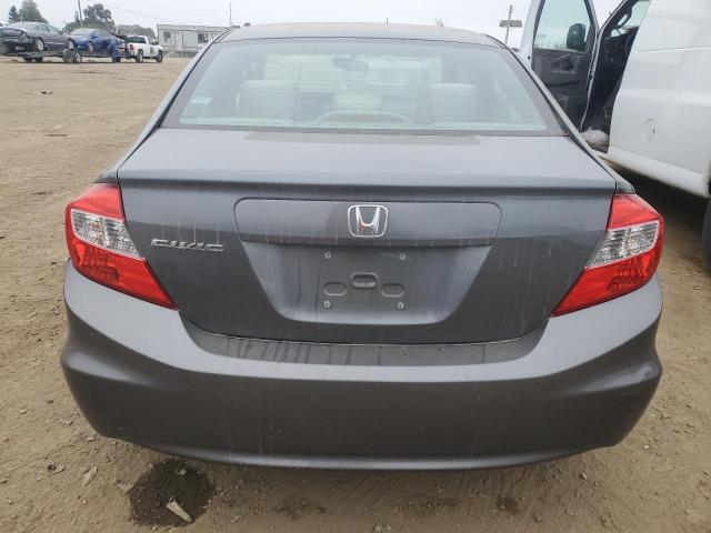 19XFB2F55CE388079 - 2012 HONDA CIVIC LX GRAY photo 6