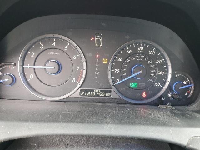 5J6TF3H59CL006907 - 2012 HONDA CROSSTOUR EXL ლურჯი ფოტო 9