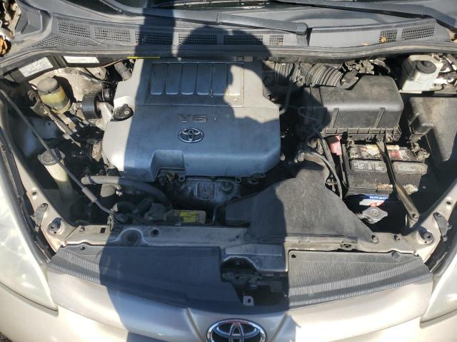 5TDZK22C48S154949 - 2008 TOYOTA SIENNA XLE BEIGE photo 12