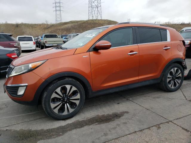 KNDPCCA68B7123906 - 2011 KIA SPORTAGE EX ORANGE photo 1