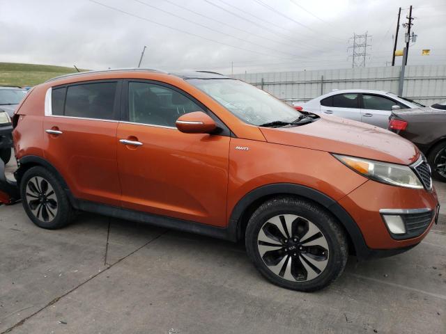 KNDPCCA68B7123906 - 2011 KIA SPORTAGE EX ORANGE photo 4