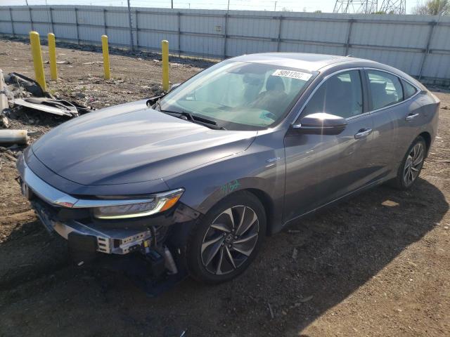 19XZE4F96KE025436 - 2019 HONDA INSIGHT TOURING GRAY photo 1