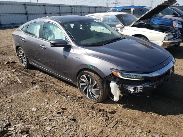 19XZE4F96KE025436 - 2019 HONDA INSIGHT TOURING GRAY photo 4