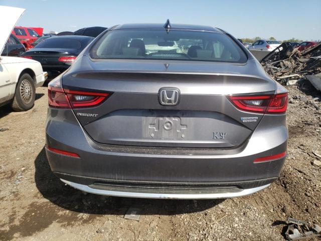 19XZE4F96KE025436 - 2019 HONDA INSIGHT TOURING GRAY photo 6