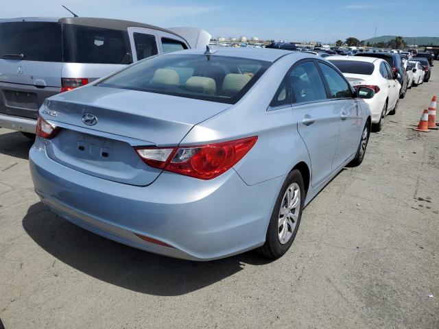 5NPEB4AC1BH147675 - 2011 HYUNDAI SONATA GLS BLUE photo 3