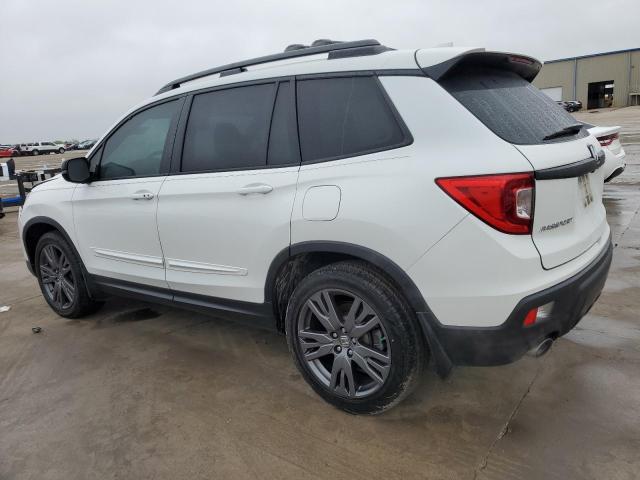 5FNYF7H5XLB005481 - 2020 HONDA PASSPORT EXL WHITE photo 2