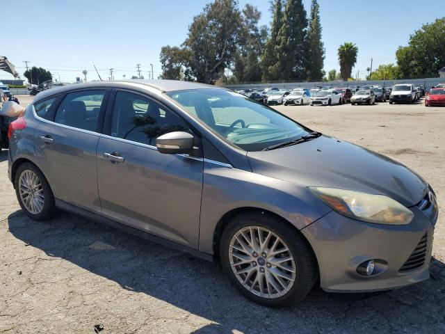 1FADP3N21EL454097 - 2014 FORD FOCUS TITANIUM GRAY photo 4