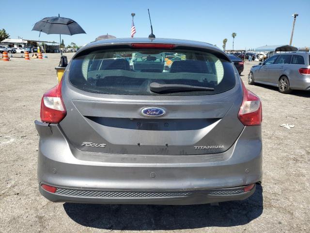 1FADP3N21EL454097 - 2014 FORD FOCUS TITANIUM GRAY photo 6