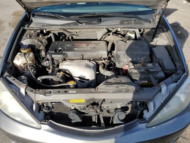 4T1BE30K24U828039 - 2004 TOYOTA CAMRY LE GRAY photo 11