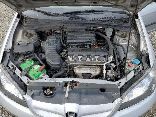 2HGES16305H547622 - 2005 HONDA CIVIC DX VP SILVER photo 11