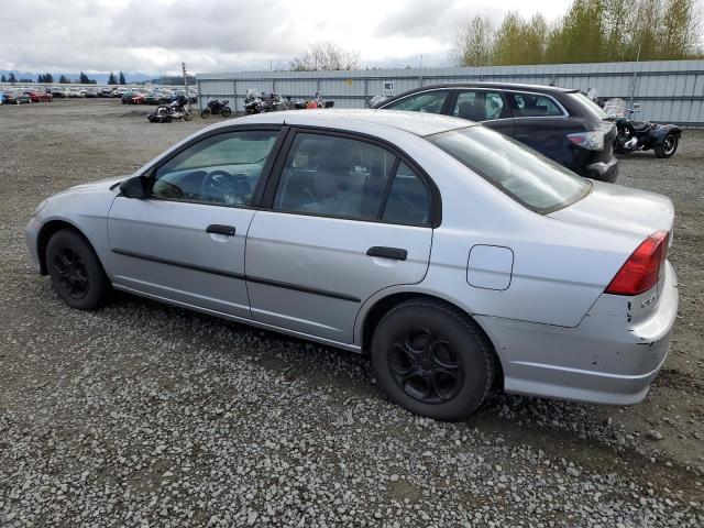 2HGES16305H547622 - 2005 HONDA CIVIC DX VP SILVER photo 2