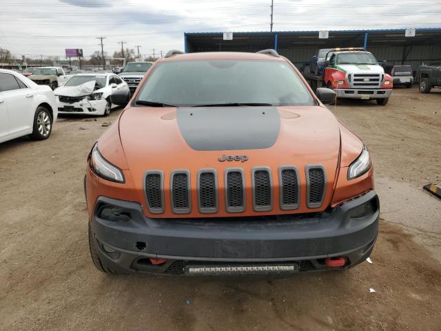 1C4PJMBS2GW132928 - 2016 JEEP CHEROKEE TRAILHAWK ORANGE photo 5