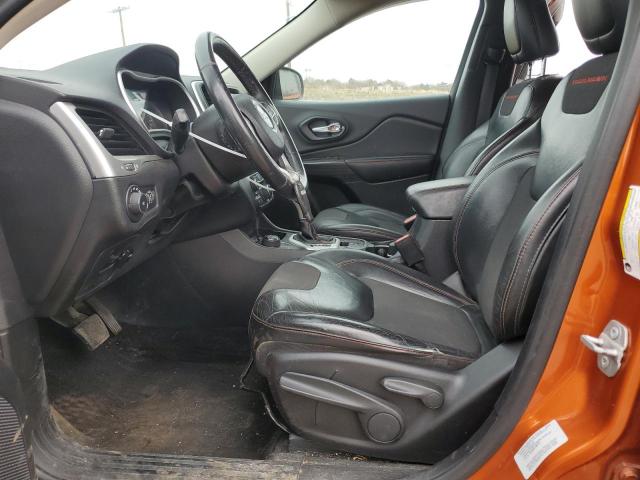 1C4PJMBS2GW132928 - 2016 JEEP CHEROKEE TRAILHAWK ORANGE photo 7