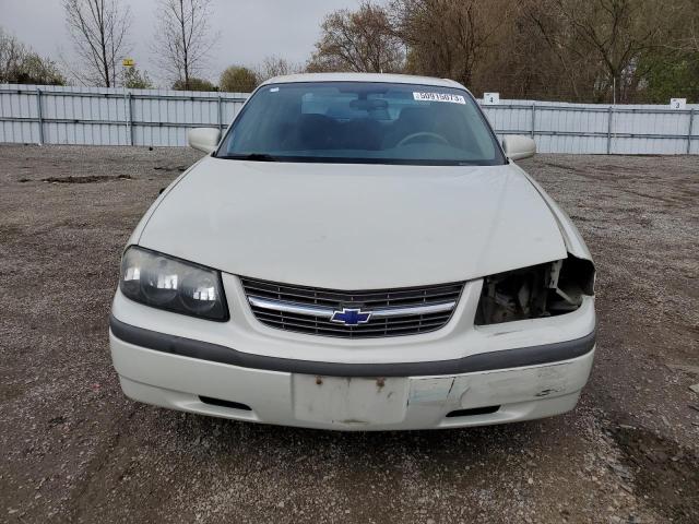 2G1WF52E949424683 - 2004 CHEVROLET IMPALA WHITE photo 5