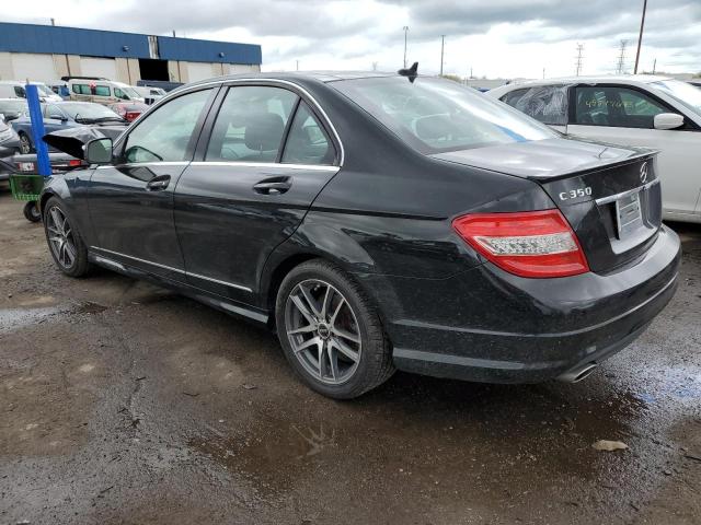 WDDGF56X98F170144 - 2008 MERCEDES-BENZ C 350 BLACK photo 2