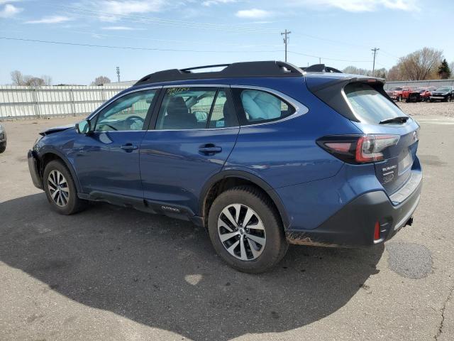 4S4BTAAC7L3172961 - 2020 SUBARU OUTBACK BLUE photo 2