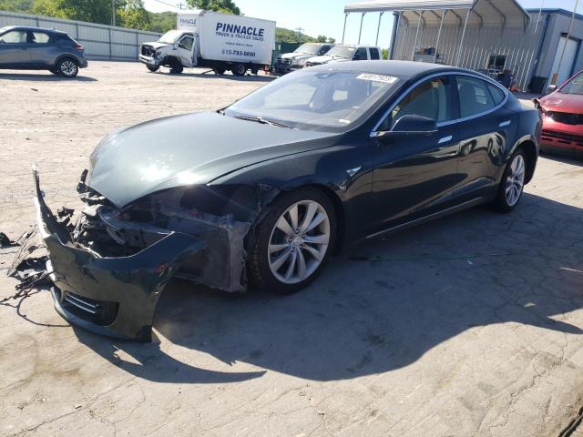 5YJSA1H18EFP60243 - 2014 TESLA MODEL S Սև լուսանկար 1