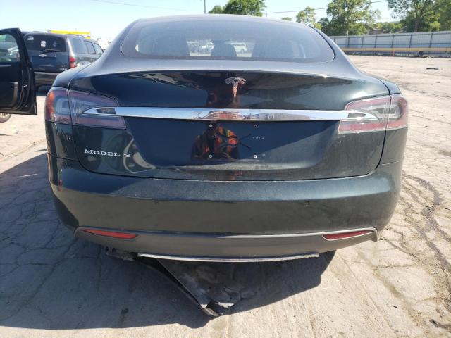 5YJSA1H18EFP60243 - 2014 TESLA MODEL S Սև լուսանկար 6