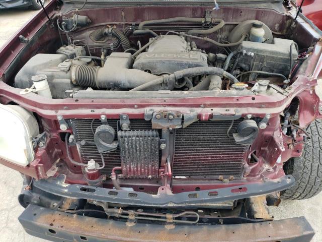 5TBBT44194S454687 - 2004 TOYOTA TUNDRA ACCESS CAB SR5 BURGUNDY photo 11